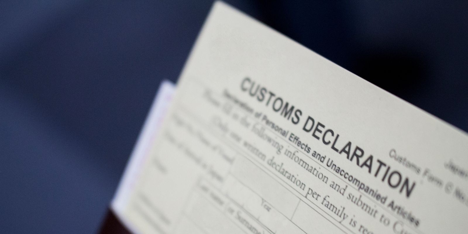 Preparing for Customs Declarations